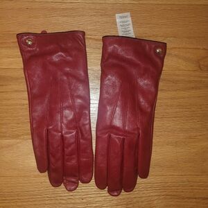 100% Lambskin Leather Gloves